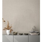 Adawall Muse Koleksiyonu 25104-6 Krem Bej Keten Efektli Modern Duvar Kağıdı