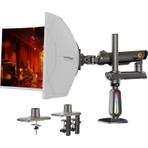 Ergoflex North Bayou NB F7 Profesyonel Oyuncu Monitör Standı 32-60inch Metal Hareketli Gri