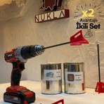 Şarjlı Matkap Uyumlu Karıştırıcı Uç – Epoxy, Boya, Taş Tozu ve Alçı Için Mikser Ucu – 20 cm Uzunluk / 60 mm Karıştırma Çapı – Plastik Ağız Demir Gövde Kompakt Tasarım