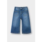 DeFacto %100 Pamuk Wide Leg Jean Pantolon Kız Bebek D7886A526SP