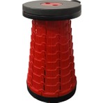 Nova Plastik Katlanır Akordiyon Tabure 1 Kişilik Hafif ve Dayanıklı Plastik ile 50 x 25 x 25 cm