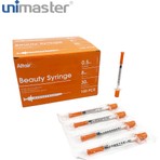 Unimaster 0.5 ml 30 G 8 mm Mezoterapi - Botoks Enjektörü 100 Adet