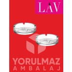 Yorulmaz Ambalaj KYF72 Büyük Cam Sigara Küllüğü 2 Adet – Kalın Cam Tasarım