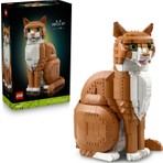 LEGO ® Ideas Turuncu Kedi 21376 - Yetişkinler için Hayvan Figürü Yapım Seti (1755 Parça)