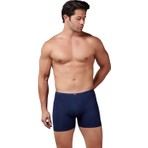 Gümüş 8007 3'lü Bambu Ince Bel Elastan Boxer