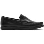 Derimod Fly Erkek Siyah Deri Loafer 26SFD6324FT