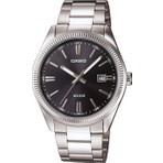 Casio MTP-1302D-1A1VDF Erkek Kol Saati Çelik Malzeme Suya Dayanıklı 50 m Siyah Kadran