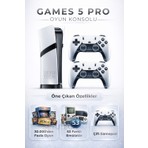 Seyutech Games 5 Pro 4K-HDMI Uyumlu Kablosuz Oyun Konsolu 30000 Oyun ve 53 Emülatör Desteği