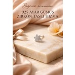 Begonia Accessories 925 Ayar Gümüş Minimal Zirkon Taşlı Dönence Figürlü 1 Adet Hızma – Tragus Küpe, Unisex Takı, Zarif & Şık Tasarım, Günlük ve Özel Gün Kullanımı