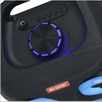 Rose MS-2047-BT Bluetooth ve USB Girişli 8 Inch Şarjlı Işıklı Hoparlör