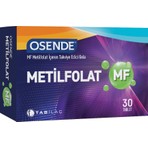Osende Metilfolat 30 Tablet - Dezenfektan Hediyeli (%72 Alkol)