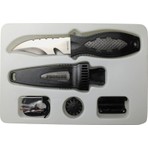 Problue Divers Knife Dalış Bıçağı Kn-65-Sıl S.gri