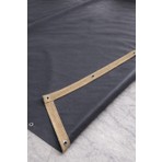 Branda Noktası Antrasit Renkli Polyester Branda 650 Gr/m² (Tır Brandası) Profesyonel Kuşgözü Kapsüllü – Su ve Uv Geçirmez - Balkon, Garaj, Bahçe