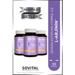 SOVITAL Tall Kolajen,L-Arjinin,Glukozamin Sülfat,Kondroitin Sülfat,Hyalüronik Asit İçeren Takviye Edici Gıda x3 Kutu