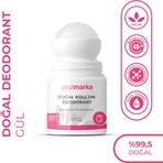 Yeşilmarka Kadın Gül Kokulu Doğal Deodorant 50 ml Roll-on — Ter Kokusu Görünümüne Yardımcı