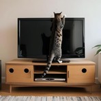Dextron V Tipi TV Sabitleme Askısı - Bebek ve Evcil Hayvanlar İçin Metal Güvenlik Seti 15-80 inç