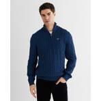 Gant Erkek Mavi Regular Fit Kazak 8050603.902