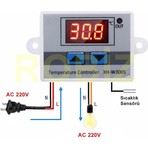 Termostat 220V Akvaryum Kuluçka Termostat XH-W3001 THR261