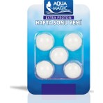 Aqua Magic Tatil Balık Yemi 5'li Yüksek Protein İçeren Akvaryum Balıkları İçin Besleyici Yem