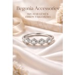 Begonia Accessories 925 Ayar Gümüş Karo Kesim Figürlü Zirkon Taşlı Halka Hızma – Unisex Minimal Tragus Küpe, Deliksiz & Delikli Piercing, Kıkırdak Helix Küpe, Zarif Kadın Erkek Takısı