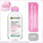 Garnier Mükemmel Makyaj Temizleme Suyu - Tüm Cilt Tiplerine Uygun Hassas Formül, Etkili Arındırma, 200 ml