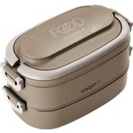 1140 ml 2 Kat Paslanmaz Çelik Çorba Kaseli Bento Lunch Box Yeni Nesil Sefer Tası -FFLBOX10403