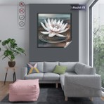 Akıllı Kağıt Statik Tutunma Özellikli Tablo - Poster Çiçek (Model-70)