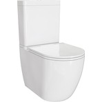 Vitra Vitra S55 Smoothflush Kanalsız Duvara Tam Dayalı Klozet Rezervuar Seti (Yavaş Kapanır Kapak ve Iç Takım Dahil) 9888B003-7201