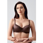 New Bra Kadın C Kap Desteksiz Sütyen | Kahve 7900