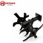 Mitashi Pro Tırpan Uyumlu Toprak Çapalama Aparatı - Çift Bıçaklı Çapa 26 mm 9 Diş
