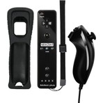 Konsol Plus Nintendo Wii 2in1 Motion Plus Remote Kontroller + Nunchuk Kontroller Set