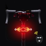 Dream Plus Bisiklet Dönüş Sinyali Uzaktan Kumandalı 5 Moodlu Şarj Edlebilir Bisiklet ve Scooter Sinyal Işığı