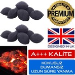 Jo Moyner Flamme Bambu Briket Mangal Kömürü 3 kg Dumansız Tozsuz Premium A+++ Kalite Uzun Süre Yanma