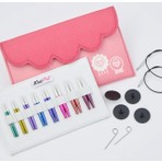 KnitPro Zing Mini 5 cm Değiştirilebilir Misinalı Şiş Seti 300 gr Desensiz Kadın Kullanımı İçin