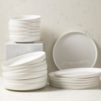 Mudo Home EPHESUS WHITE  18 PARÇA PORSELEN YEMEK TAKIMI