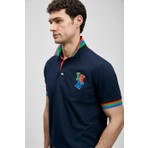 Lufian Fun Smart Erkek Polo Tişört Lacivert