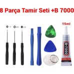 M21 Telefon Ekran Açma Seti Tamir Kiti + 8 Parça Sökme - Takım + B7000