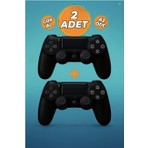 Azurtech Doubleshock 4 Kablosuz Titreşimli Oyun Kolu 2 Adet – Ps4 / Pc Uyumlu, Çift Motorlu, Ergonomik Tasarım
