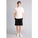 DeFacto Slim Fit Cepli Pamuklu Basic Bermuda Şort W1105AZ26SM