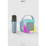 Neffo Bluetooth Karaoke Mikrofon ve Taşınabilir Hoparlör | Çok Işlevli Müzik Çalar, Çocuk ve Yetişkin Için