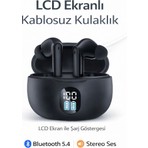 Mo Dou LCD Ekranlı Kablosuz Bluetooth Kulaklık, Şarj Göstergeli Tws Stereo Kulak Içi Universal Uyumlu