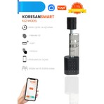 Koresan Akıllı Kilit KL2 Model Parmak İzi ve Şifreli Akıllı Kapı Kilidi USB Acil Güç Desteği