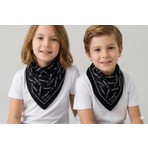 Sibel Günay Butik Atatürk Imzalı Siyah Fular /bandana | %100 Pamuk | Unisex | 10 Kasım – 29 Ekim – 19 Mayıs