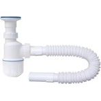 Gross AVM Körüklü Tahliye Taslı Lavabo Evye Sifonu Depolu Lavabo Evye Gider Borusu