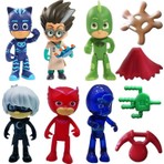Pijamaskeliler Pjmasks Figür Oyuncakları 10 Lu Set Pijamasks Figur