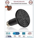 Şavk Seramik Isıtıcı Ampul - Kümes Hayvanları İçin İnfrared Kızılötesi Isıtıcılı Lamba - 100 Watt