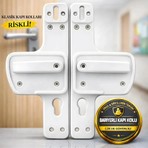 Bariyerli Kapı Kolu | Beyaz| Çocuk Güvenlikli | Okul, Kreş ve Eğitim Alanlarına Uygun