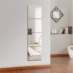Mirrorline Dekoratif Kare Ayna 25 x 25 cm Cam Materyal ile Modern Tasarım