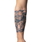 1 Ay Kalıcı 24 Saat Sonra Kararan Bulut Kuş ve Melek Model Geçici Dövme Tattoo
