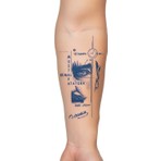 1 Ay Kalıcı 24 Saat Sonra Kararan Mustafa Kemal Atatürk Model Geçici Dövme Tattoo
